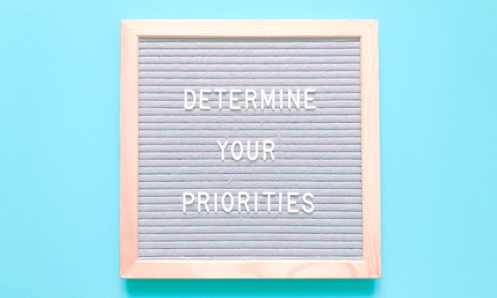 Determine your priorities. Quote. Quotes.
